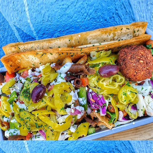Doner-Basket-pita-strips-falafel-